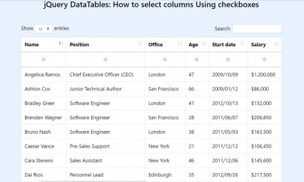 17+ Datatable CSS Examples with Code Snippet - OnAirCode