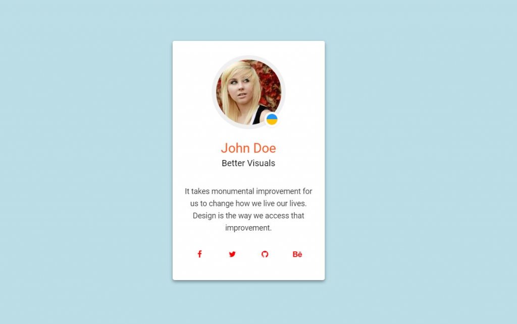 Material design card