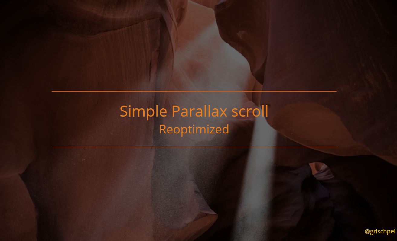 Bootstrap Parallax Scrolling Effect Examples