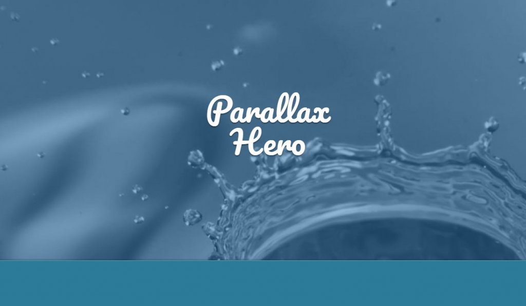 parallax hero