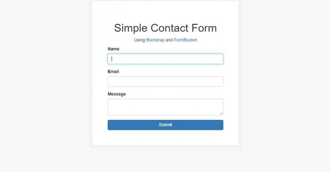 19+ Bootstrap Contact Form Examples Code Snippet - OnAirCode