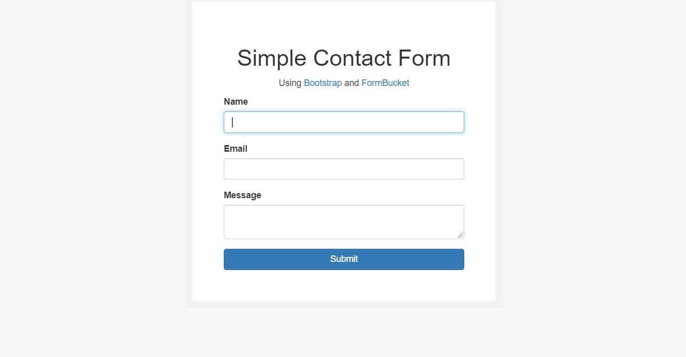 19+ Bootstrap Contact Form Examples Code Snippet - OnAirCode