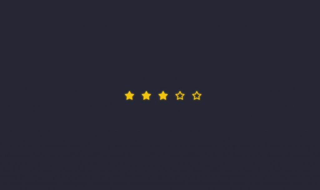 Pure CSS and Font Awesome rating