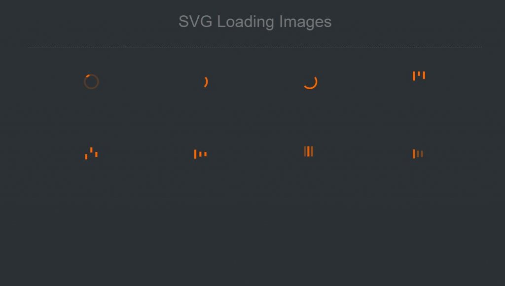 bootstrap 4 SVG loader/spinner page