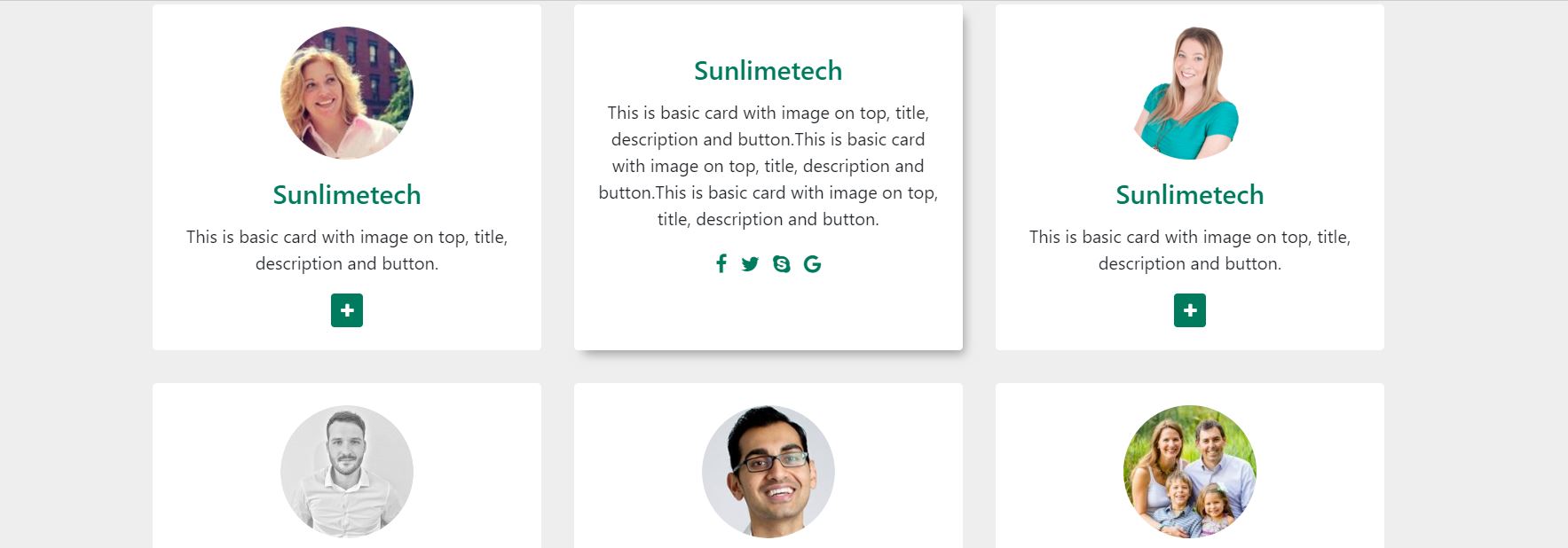 25+ Bootstrap Cards Design Examples - OnAirCode