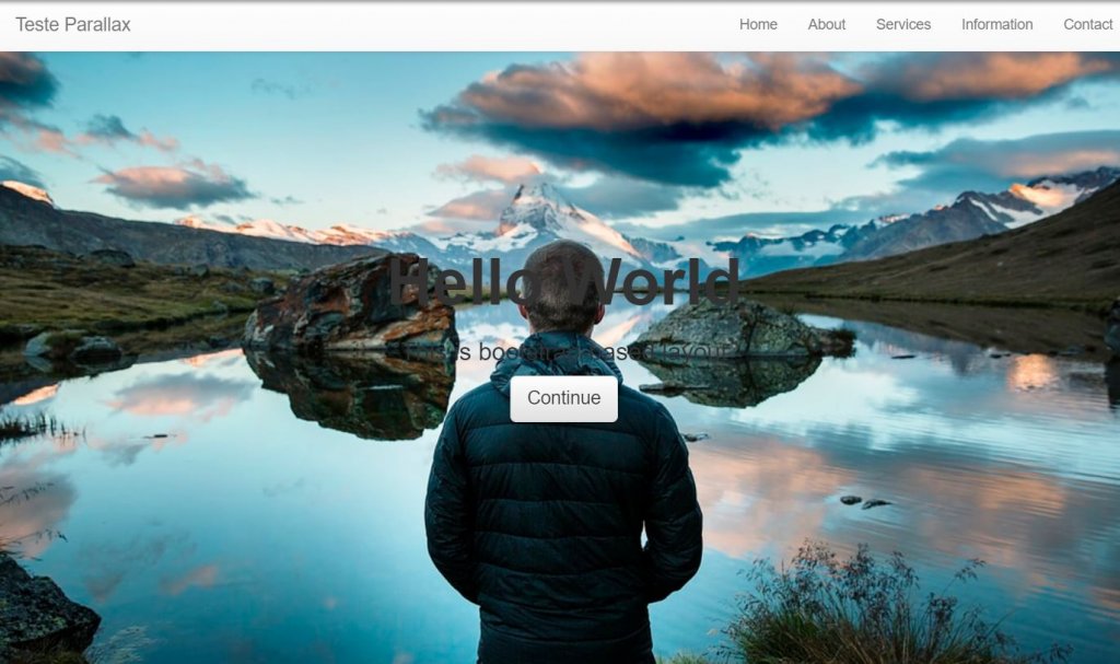 bootstrap parallax effect example