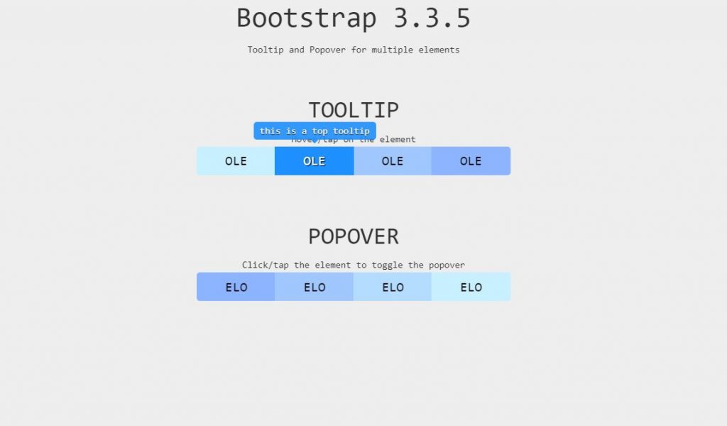 bootstrap tooltip popover