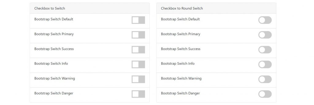 bootstrap v4 simple toggle switch
