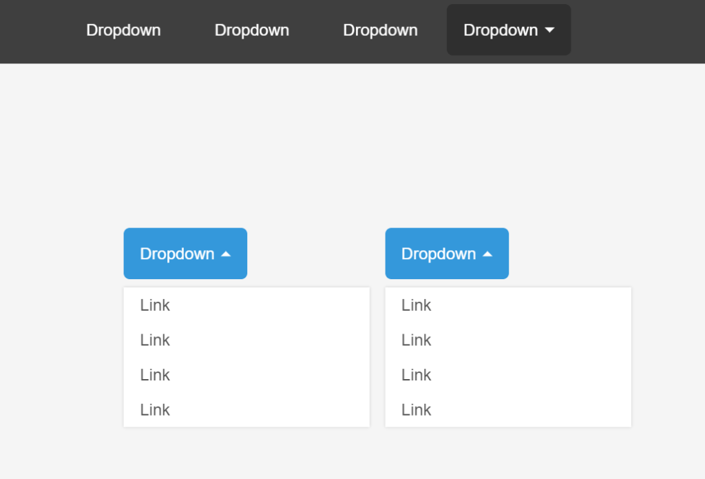 Dropdown with Rotating Caret