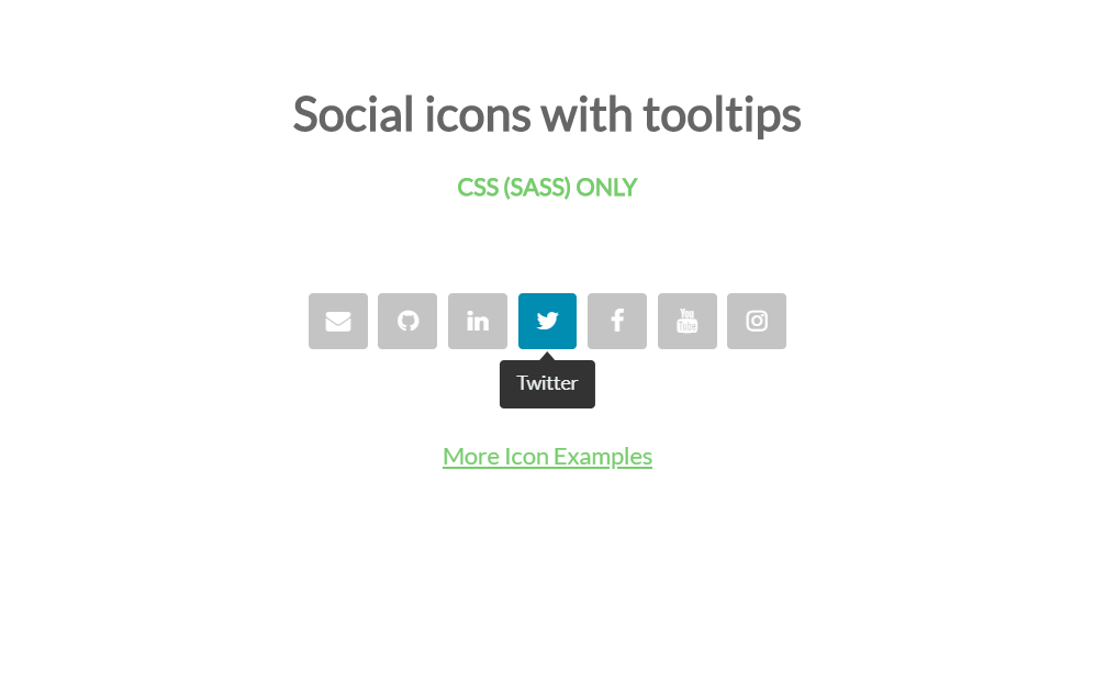 Socialicons with Tooltips 