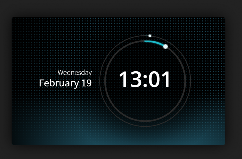 Awesome SVG JavaScript/JS clock