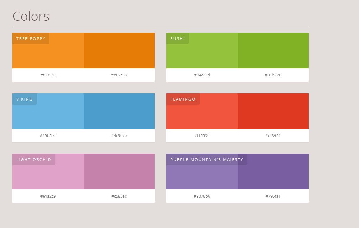 18+ Bootstrap Color Palette Examples - OnAirCode