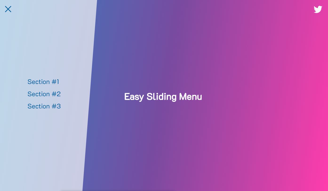 23+ JavaScript Sliding Slide Menu Examples - OnAirCode