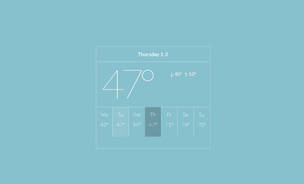 JavaScript Weather Widget Double Invocation Mystery Solved - 12+ JavaScript Weather Widget Design Examples - OnAirCode