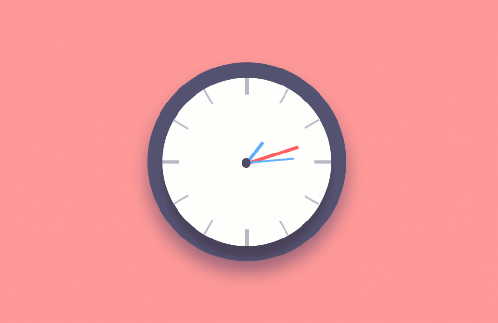 JavaScript and CSS clock