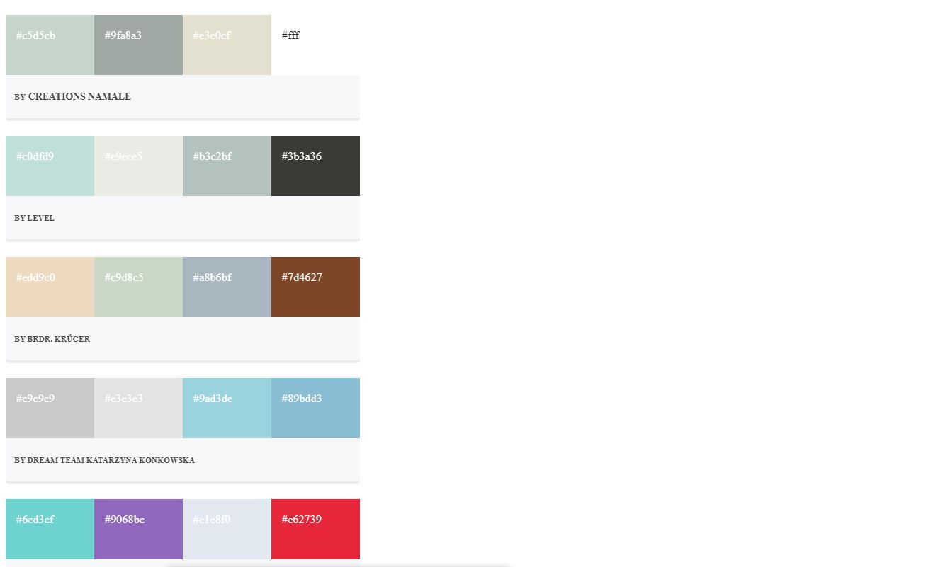 18+ Bootstrap Color Palette Examples - OnAirCode