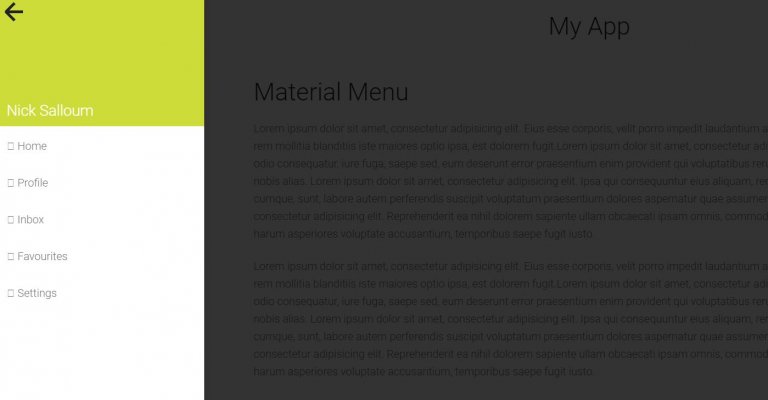 22+ JavaScript Off Canvas Menu Examples - OnAirCode