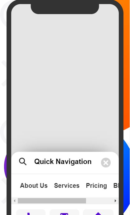 Mottom JavaScript mobile Nav menu example
