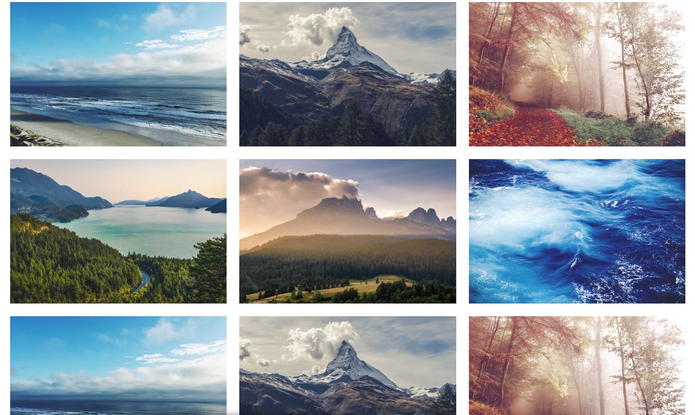 30+ JavaScript Image Gallery Examples - OnAirCode