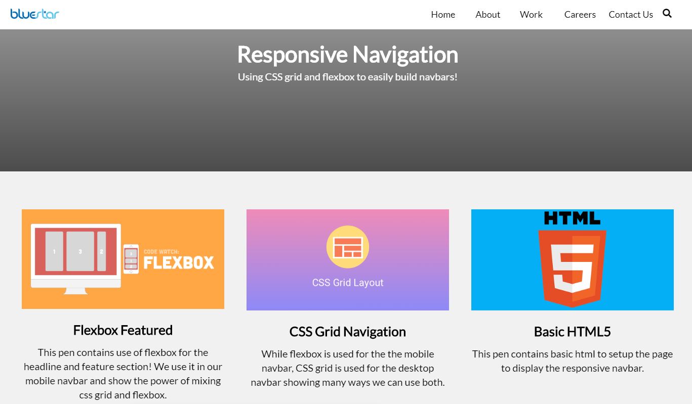 14+ JavaScript Navbar Design Examples - OnAirCode