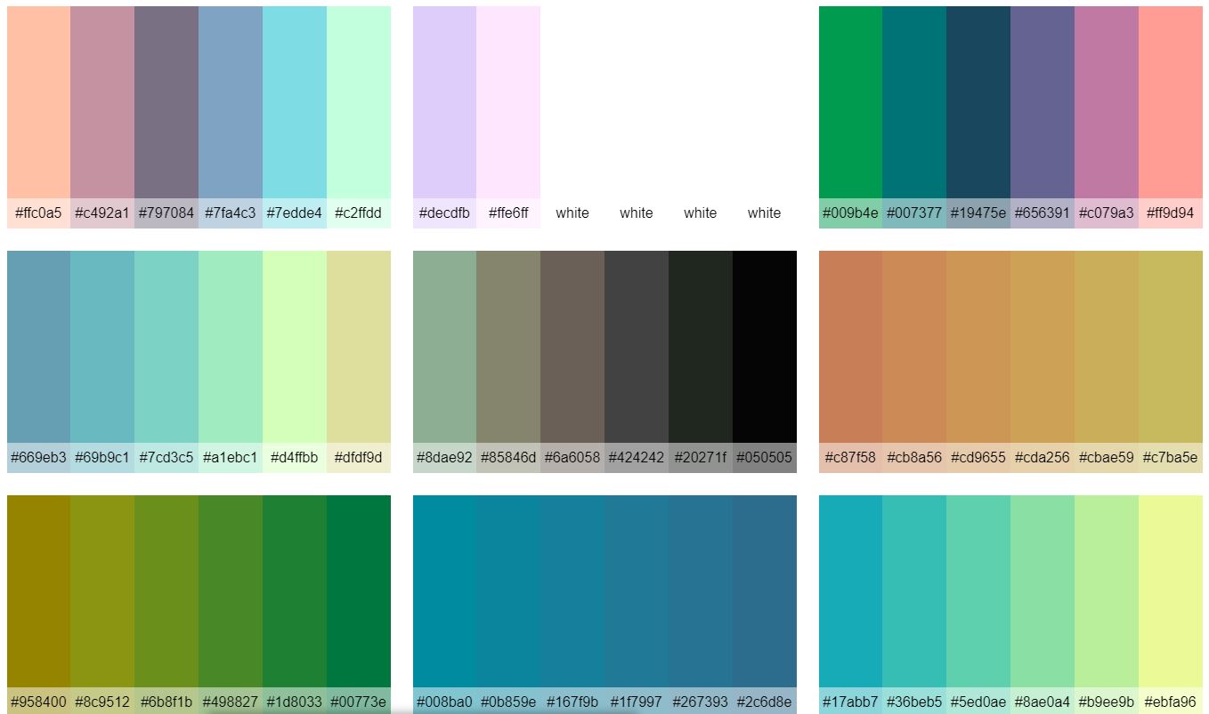 18+ Bootstrap Color Palette Examples - OnAirCode