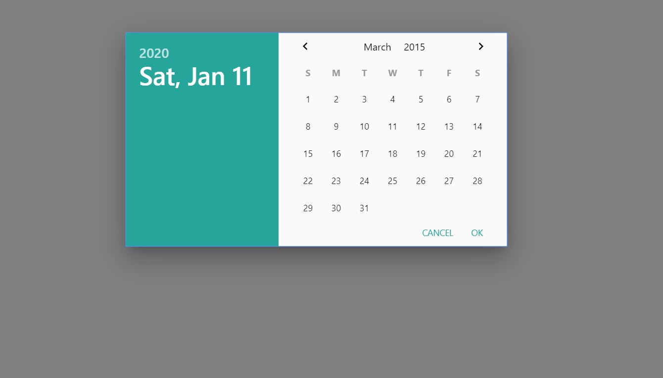 18+ JavaScript Datepicker Design Code Examples - OnAirCode