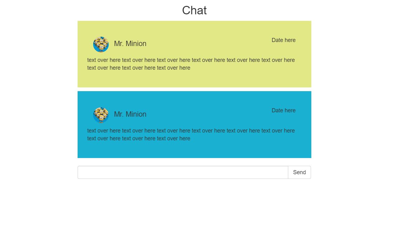 15 Bootstrap Chat Box Awesome Examples - OnAirCode