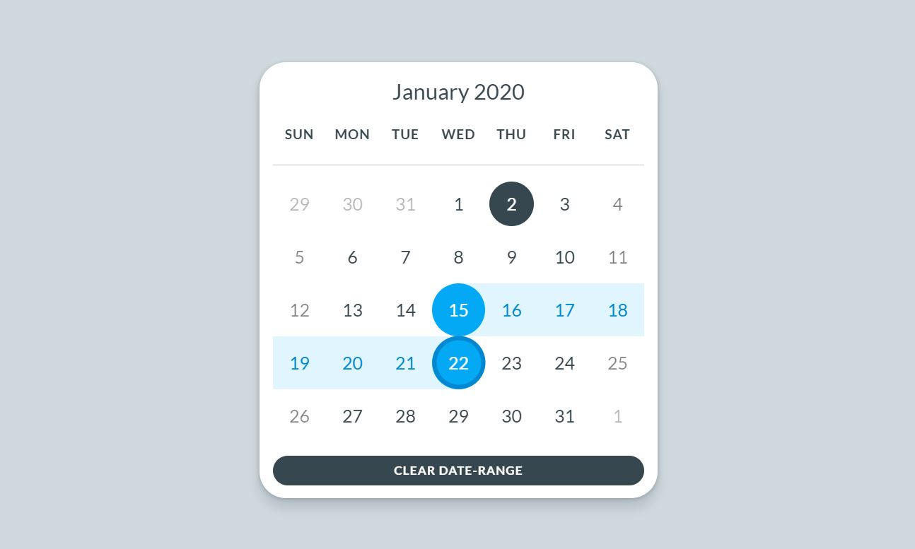 30+ JavaScript Calendar Design Code Examples - OnAirCode