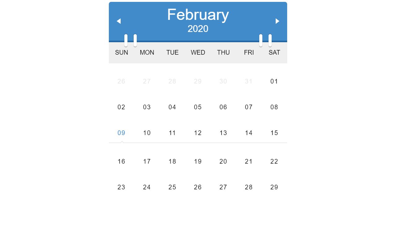 30+ JavaScript Calendar Design Code Examples - OnAirCode