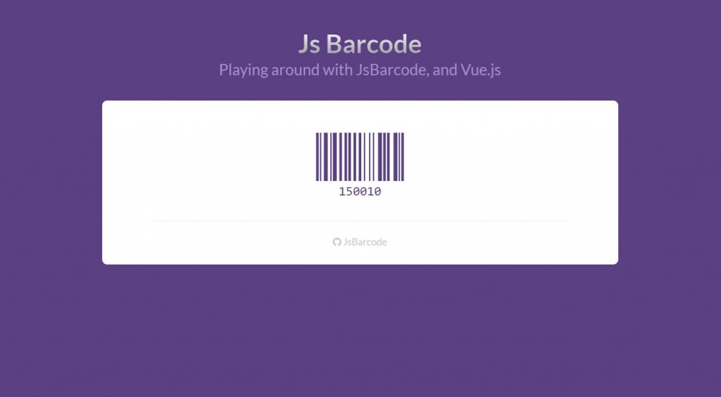 10+ JavaScript Barcode Design Examples Code Snippet OnAirCode