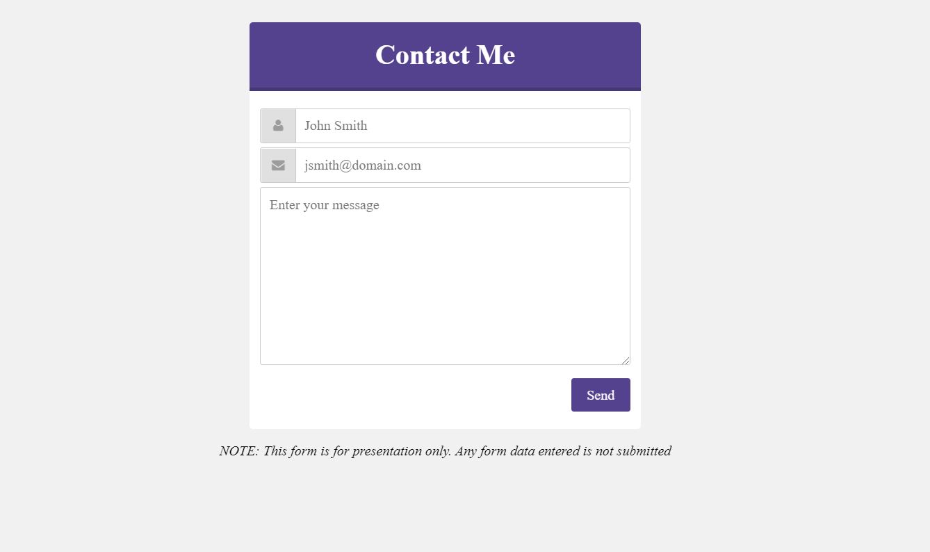 22+ JavaScript Contact Form Page Design Example - OnAirCode