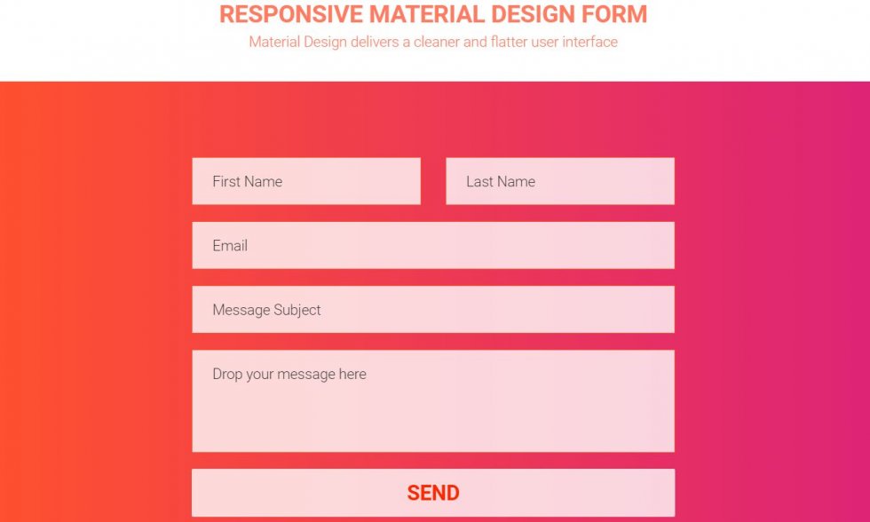 22 JavaScript Contact Form Page Design Example OnAirCode