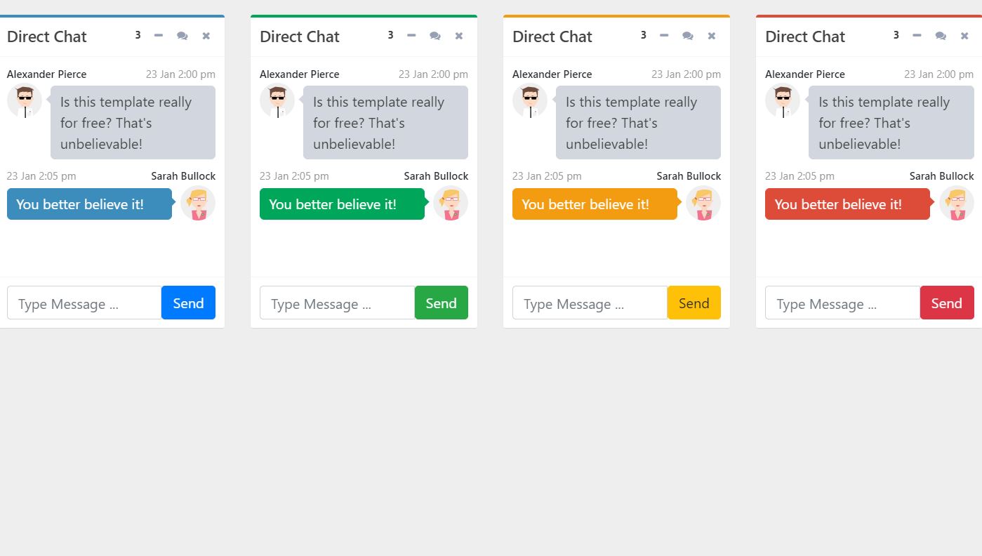 15 Bootstrap Chat Box Awesome Examples - OnAirCode