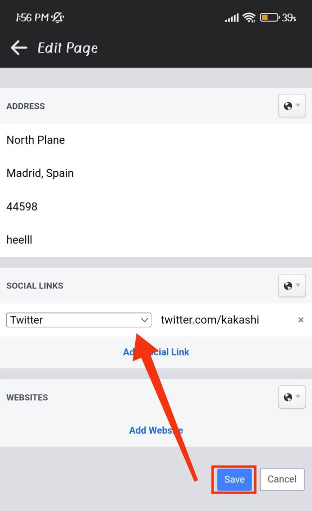 How To Add Twitter Link To Facebook Page - OnAirCode