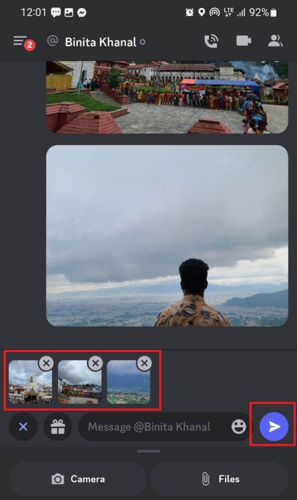Send pictures on Discord Chat Message