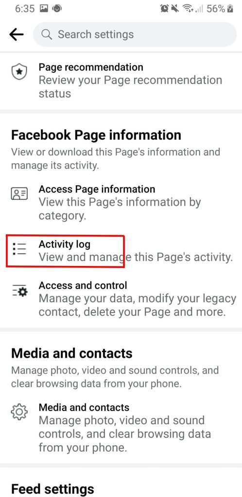 How To Find Activity Log On Facebook Business Page On Mobile App