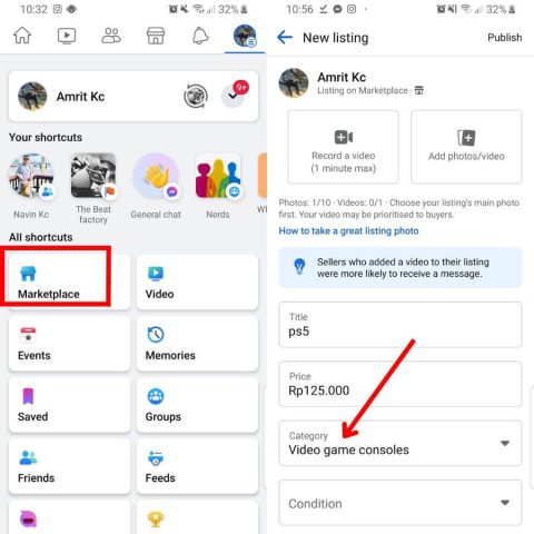 How To Select A Category On Facebook Marketplace