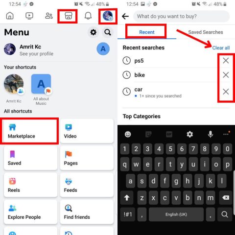 How To Delete Searches On Facebook Marketplace - OnAirCode