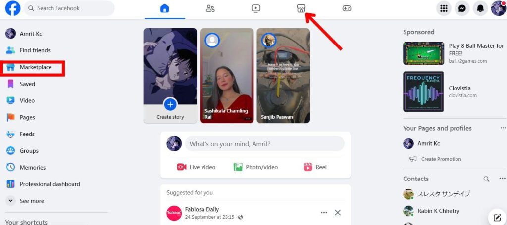 How to Delete Saved Searches on Facebook Marketplace using desktop