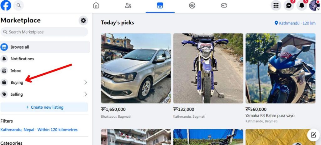 How to find saved listings on Facebook Marketplace