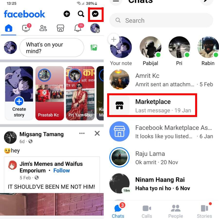 How to report a buyer on Facebook Marketpalce